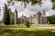 View on Moszna Castle - Poland, Europe.