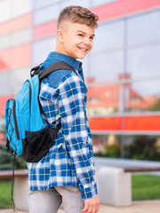 Poster - Boy back to school