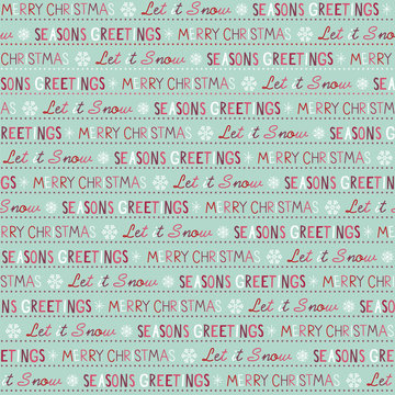 Christmas background with typogaphy design
