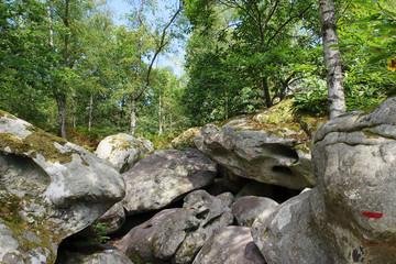 Wall Mural - Circuit des 25 bosses dans le Massif des Trois Pignons