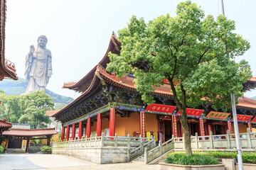 Wuxi lingshan Buddha scenery in China