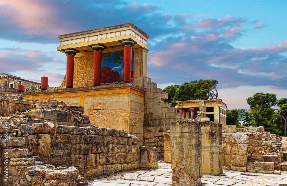 Knossos.Crete - obrazy, fototapety, plakaty 