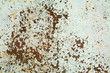 white background rusty metal panel painted