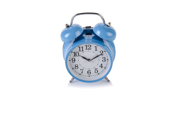 Wall Mural - Alarm clock in time concept isolated on white