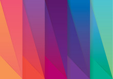 Multicolored Abstract Wallpaper Pattern In Material Design Style