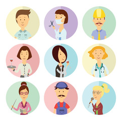 People professions icons