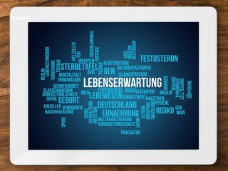 Canvas Print - Lebenserwartung