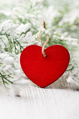 Wall Mural - Christmas heart.