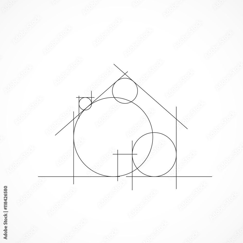 Photo Art Print Plan Maisonconstruction Europosters