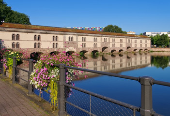 Canvas Print - Barrage Vauban in Strassburg - Barrage Vauban in Strasbourg, Alsace