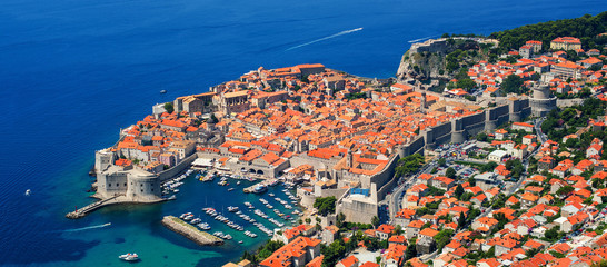 Wall Mural - The historical old town of Dubrovnik, Croatia