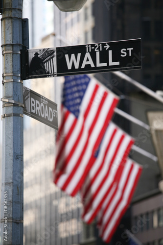 Mata magnetyczna Znak Wall Street
