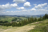 Fototapeta Na ścianę - Mountain landscape of Ukrainian Carpathians
