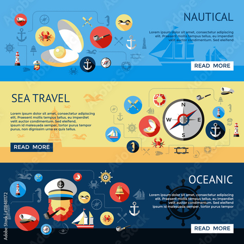 Nautical Banner Set