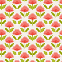 Poster - seamless floral pattern