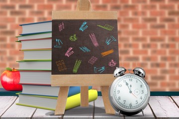 Poster - Composite image of art supplies