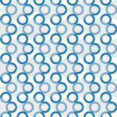 Wall Mural - blue circles seamless vertical pattern for a wallpaper with transparency effect, made in vector