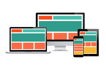 Fototapete - Responsive Design Concept