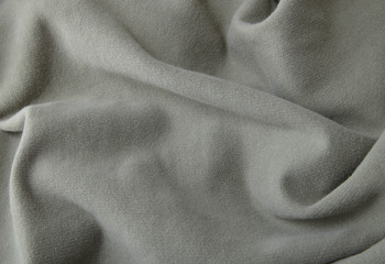 Wall Mural - A full page close up of grey sweat fabric texture