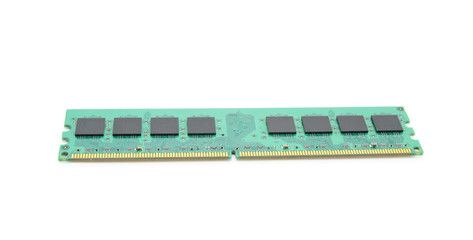 RAM module for the personal computer on a white background