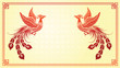 Chinese phoenix template