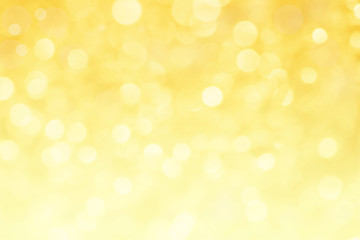 abstract yellow light bokeh for background