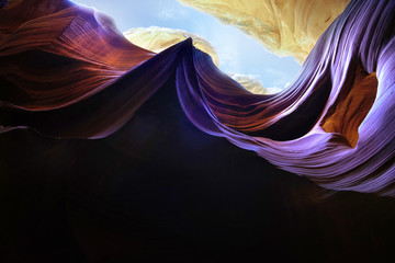 Wall Mural - Colored mountains - Antelope Canyon, Arizona, Unitet States of America