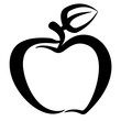 Jabłko - kształt - wektor