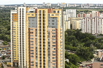 City landscape and buildings