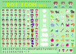 © hiyokoinu_house - オールドゲーム風ドットキャラクターアイコン/４bitゲーム風キャラクターアイコンです/ベクターデータですがドット単位に分かれているので丸などにドットの形を変更可能です