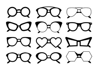 Vector Sunglasses icon set