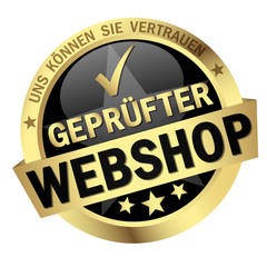 Wall Mural - Button Geprüfter Webshop