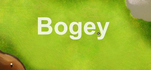 Wall Mural - Bogey on Golf course