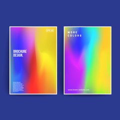 Poster - shiny artistic posters. cool fluid colors. applicable for covers, posters, banners,brochure etc. eps