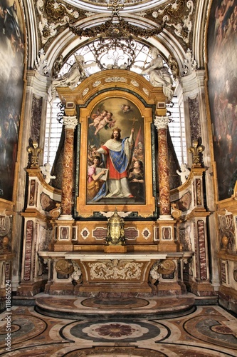 Rome church interior - San Luigi dei Francesi Poster Mural XXL