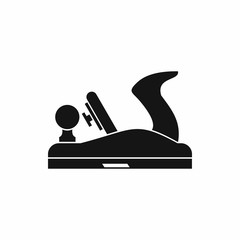 Poster - Jack plane icon in simple style on a white background
