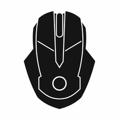 Poster - Computer mouse icon in simple style on a white background