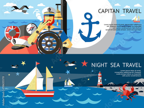Nautical Concept Banner Set