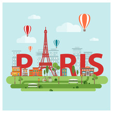 Paris City Sign