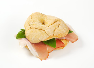 Sticker - Bread roll (friselle) with Schwarzwald ham