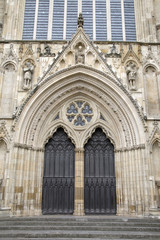 Wall Mural - Entrance to York Minster Cathedral Church