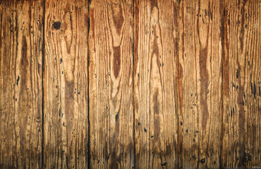 Wall Mural - Close up of wall made of old wooden planks.