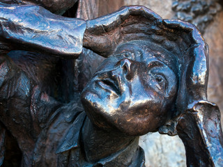 Close-up of Part of the Battle of Britain War Memorial