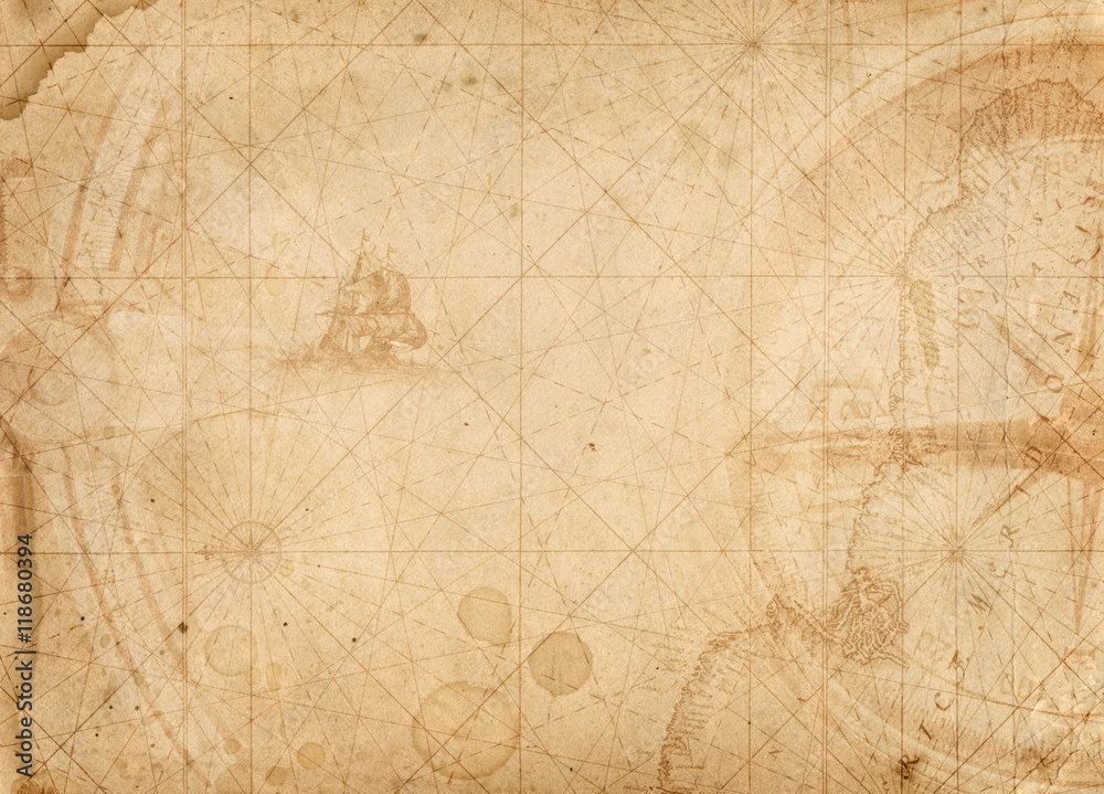 Pirate and nautical theme grunge background Stock Illustration | Adobe ...