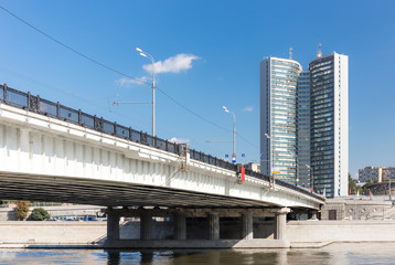 Wall Mural - Novoarbatsky bridge in Moscow