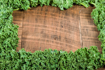 Wall Mural - Kale frame room for text