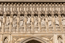 Detail Of Westminster Abbey In London, UK
