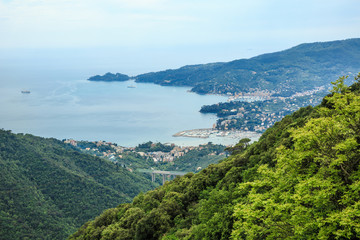 Poster - Italian resort Rapallo sea view