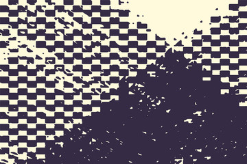 Poster - Abstract grunge vector background. Monochrome raster composition of irregular graphic elements. Created using  handmade camera-less photographic print.