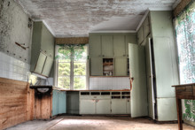Old Kitchen In Abandoned House